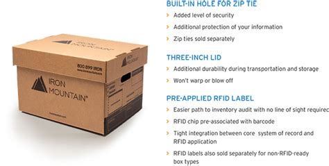 rfid labels iron mountain|iron mountain record boxes.